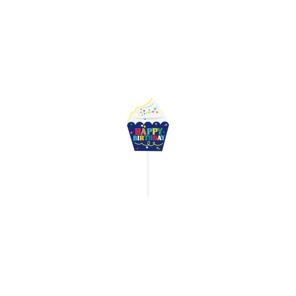 321 Party! Cupcake "Happy Birthday" Yard Sign — Dollar General penny item