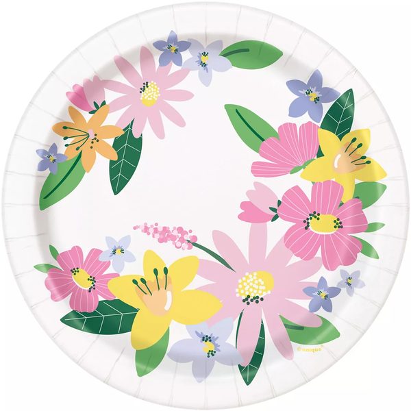 Wildflower Garden 7" Plates, 8 Count — Dollar General