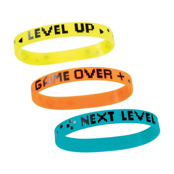 321 Party! Gaming-Themed Bracelets, 3 ct — 70% off during the remodel at Dollar General #19495