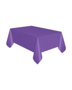 321 Party! Neon Purple Plastic Tablecloth, 54" x 108" — 70% off during the remodel at Dollar General #3911