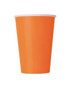 321 Party! 12 oz Orange Paper Cups, 10 ct — 70% off during the remodel at Dollar General #3911