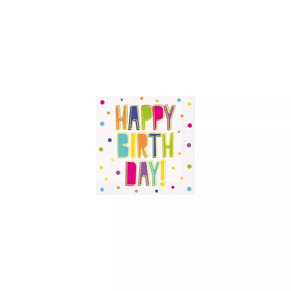 321 Party! Rainbow Ice Cream Luncheon Napkins, 16 Count — Dollar General penny item