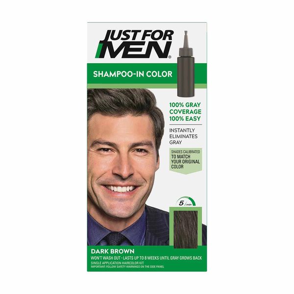 Just For Men Shampoo-In Color Dark Brown, 1 Count — Dollar General penny item