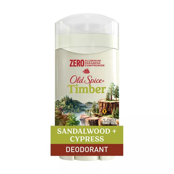 Old Spice Men's Deodorant Aluminum-Free Timber with Sandalwood, 24/7 Lasting Freshness, 3 oz — Dollar General penny item