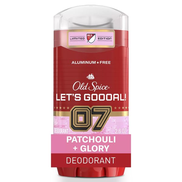 Old Spice Men's Deodorant, Let's Goooal!, Patchouli + Glory, Aluminum Free, Lasting Odor Protection, Limited Edition Collection, 2.6 oz — Dollar General penny item