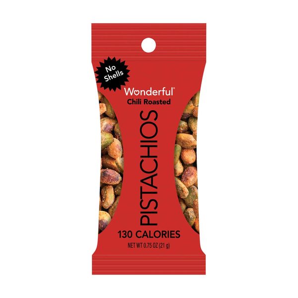 Wonderful Chili Roasted Pistachios, 0.75 oz. Bags — Dollar General penny item