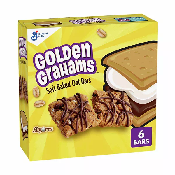 Golden Grahams S'mores Soft Baked Oat Bars, 6 Count — Dollar General penny item