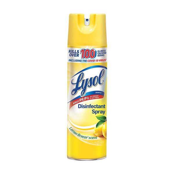 Lysol Disinfectant Spray, Lemon Breeze, 19 oz — Dollar General penny item