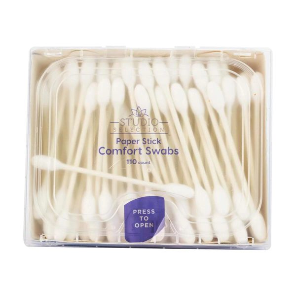 Studio Selection Paper Stick Cotton Swabs, 110 ct — 70% off during the remodel at Dollar General #6815