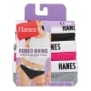 Hanes Women's Soft & Breathable Ribbed Cotton Bikinis Underwear, Medium, 3 pk — 70% off during the remodel at Dollar General #10340