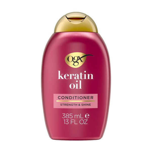 Ogx Anti-Breakage + Keratin Oil Fortifying Anti-Frizz Conditioner, 13 fl oz — Dollar General penny item