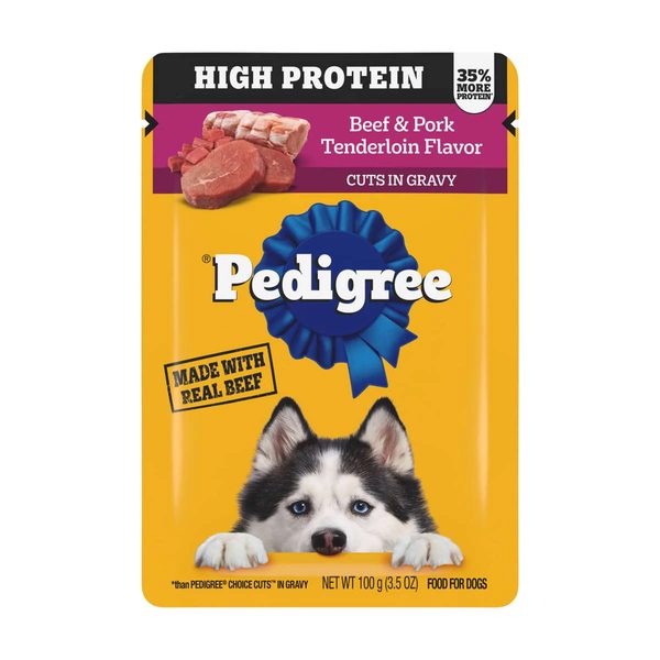 Pedgree High Prot BF/PRK 3.5 oz — Dollar General penny item