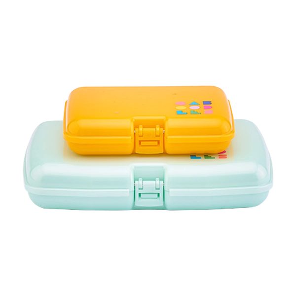 Caboodles Cosmetic Cases, Small - Mint & Gold — Dollar General penny item