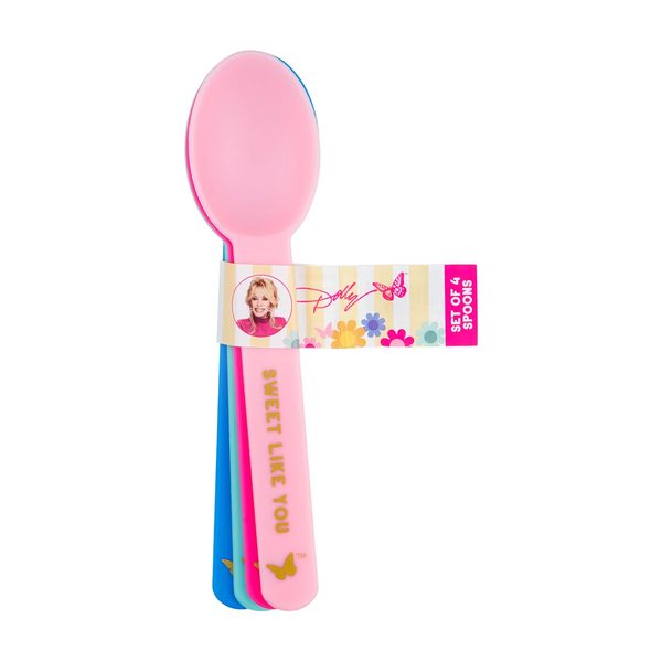 Dolly Parton Summer Solid Spoons Set, 4 Count — Dollar General