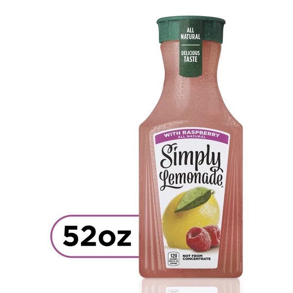 Simply Lemonade with Raspberry Bottle, 52 fl oz — 70% off during the remodel at Dollar General #13201