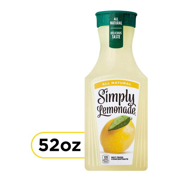 Simply Lemonade Bottle, 52 fl oz — 70% off during the remodel at Dollar General #13201