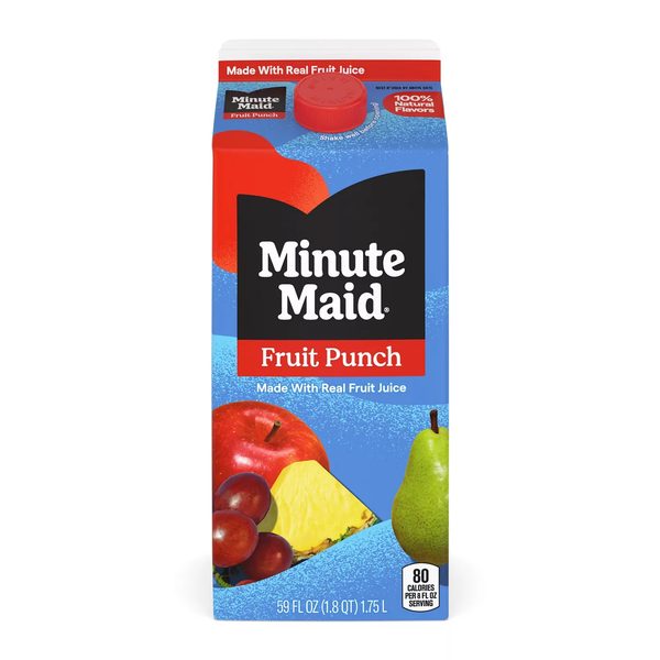 Minute Maid Fruit Punch Juice Drink Carton, 59 fl oz — 70% off during the remodel at Dollar General #13201