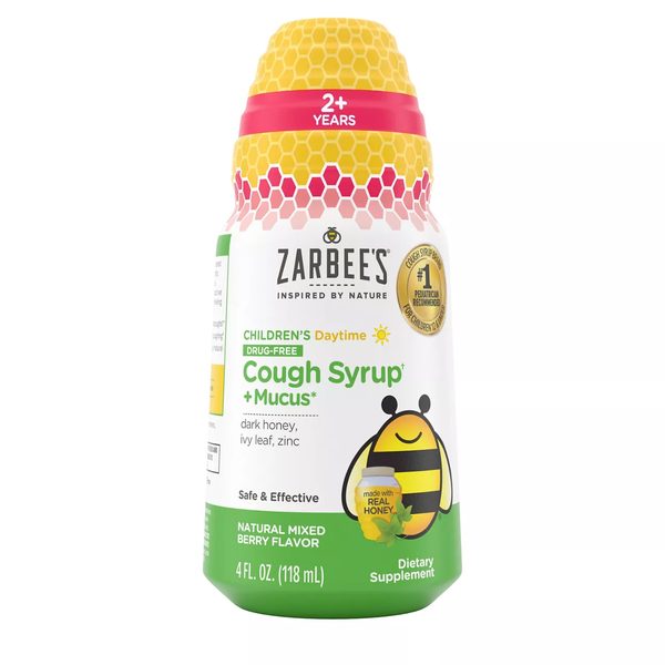 Zarbee's Children's Daytime Honey Cough Syrup + Mucus, Berry, 4 fl. oz — Dollar General (SKU 32920301)