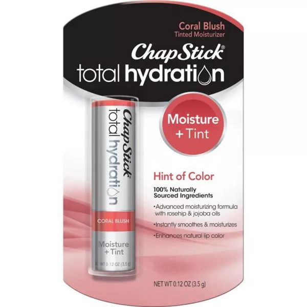 Chapstick LipBalm Total Hydration Coral Blush 1 Count — Dollar General penny item