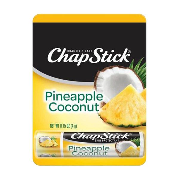 ChapStick Pineapple Coconut Flavor, Lip Balm Tube, Skin Protectant, Lip Care, Fan Favorite - 0.15 oz 1 Count — Dollar General penny item