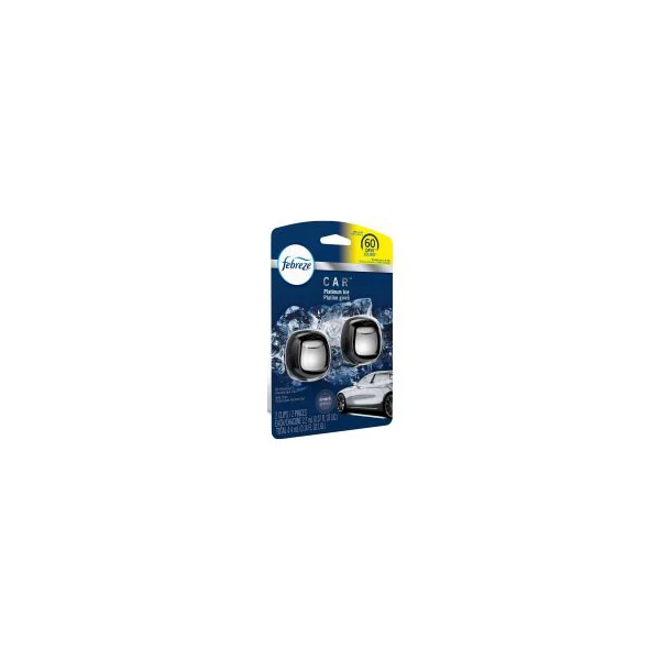 Febreze Car Odor-Eliminating Air Freshener Vent Clips - Platinum Ice, 2 Count — Dollar General (SKU 22278802)