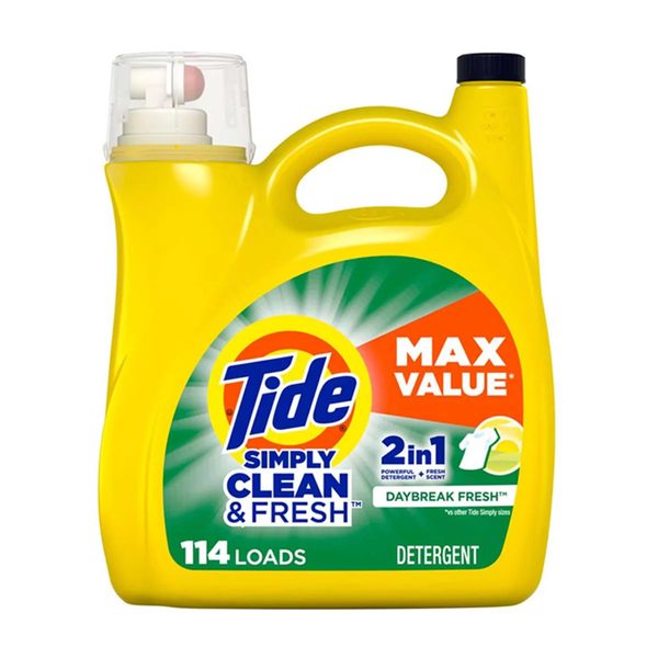 Tide Simply Liquid Laundry Detergent - Daybreak Fresh, 114 Loads - 165 fl oz — Dollar General penny item