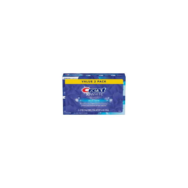 Crest 3D White Arctic Fresh Teeth Whitening Toothpaste, 2.7 oz, Pack of 2 — Dollar General penny item