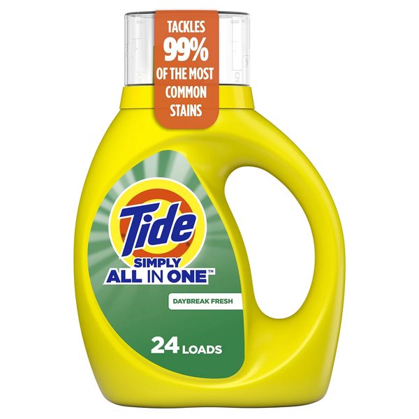 Tide Simply Liquid Laundry Detergent, Daybreak Fresh Scent, 24 Loads, 31 fl oz, All-In-One Detergent — 70% off during the remodel at Dollar General #21198