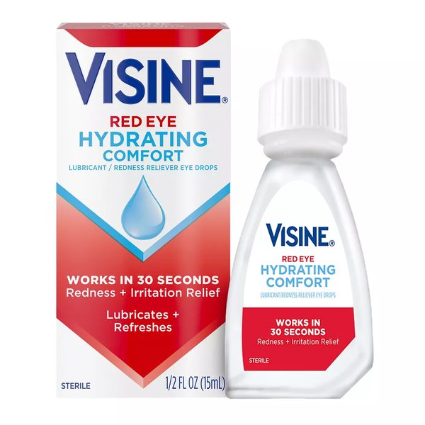 Visine Red Eye Hydrating Comfort Lubricating Eye Drops, 0.5 fl. oz — Dollar General penny item