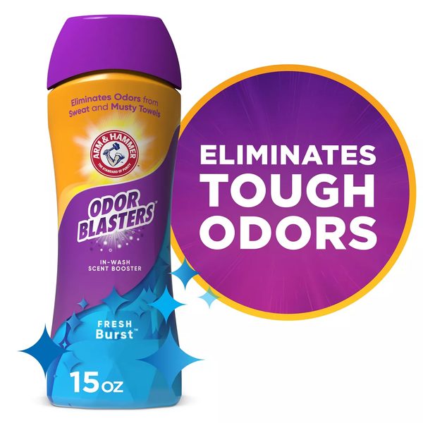 ARM & HAMMER Odor Blasters In-Wash Scent Booster, Laundry Scent Booster, Fresh Burst Scent, 15 Oz — 70% off during the remodel at Dollar General #581
