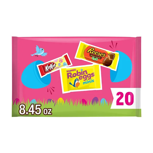 Kit KAT®, Reese's and Whoppers Assorted Flavored, Easter Candy Variety Bag, 8.45 oz, 20 Piece — Dollar General (SKU 43740401)