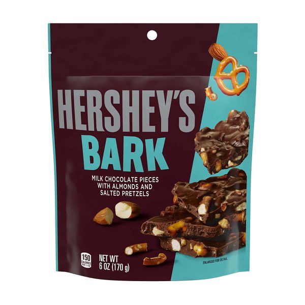 Hershey's Bark Milk Chocolate with Almonds & Salted Pretzels, 6 oz — Dollar General penny item