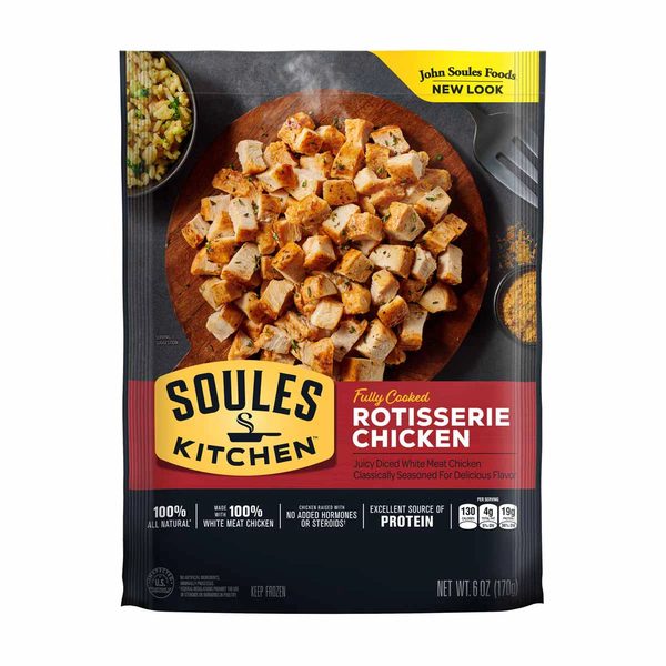 Soules Kitchen Seasoned Rotisserie Chicken, 6 oz — 70% off during the remodel at Dollar General #21214