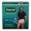 Depend Fit-Flex Men's Large Maximum Absorbency Underwear, 17 Count. — Dollar General
