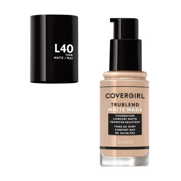 Covergirl TruBlend Matte Made Liquid Foundation, Classic Ivory, Bottle Fl oz (30 ml) — Dollar General penny item