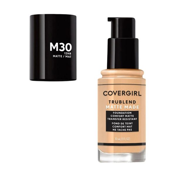 Covergirl TruBlend Matte Made Liquid Foundation, Honeyed Bloom, Bottle Fl oz (30 ml) — Dollar General penny item