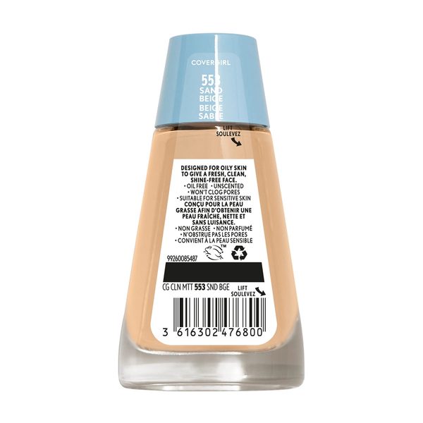 Covergirl Clean Matte Liquid Foundation, Sand Beige, 1 Fl. Oz. — Dollar General penny item