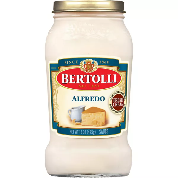 Bertolli Alfredo Pasta Sauce with Aged Parmesan Cheese, 15 oz — Dollar General penny item