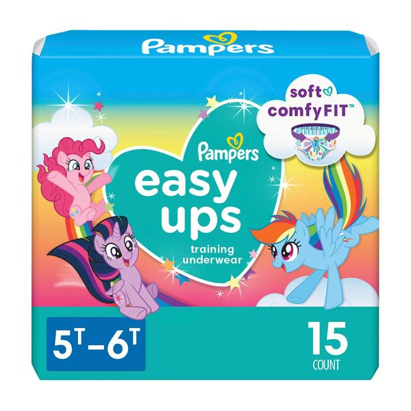 Pampers Easy Ups Training Underwear Girls, 15 Count — Dollar General (SKU 28195701)