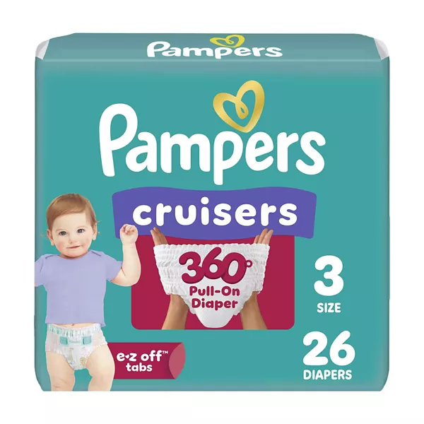Pampers Cruisers 360 Pull-On Diapers, Size 3, 26 Count — Dollar General penny item