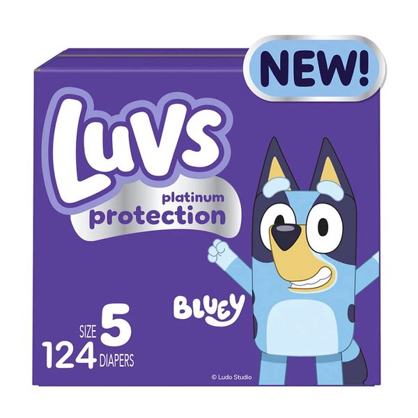 Luvs Platinum Protection Baby Diapers, Size 5, 124 Count — Dollar General penny item