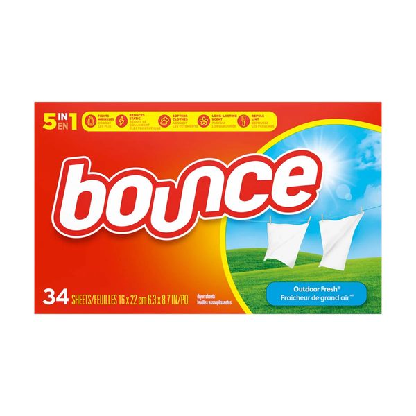 Bounce Fabric Softener Dryer Sheets - Outdoor Fresh Scent, 34 ct — 70% off during the remodel at Dollar General #10340