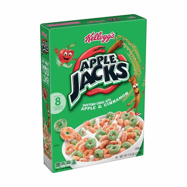 Kellogg's Apple Jacks Sweetened Cereal with Apple & Cinnamon, 7.9 oz — 70% off during the remodel at Dollar General #8532