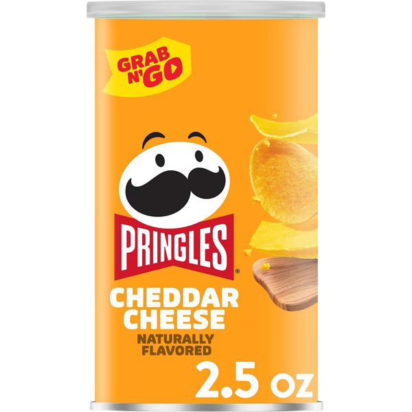 Pringles Cheddar Cheese Potato Crisps Chips, Lunch Snacks, Grab N' Go Snack Pack, 2.5 oz — 70% off during the remodel at Dollar General #10340