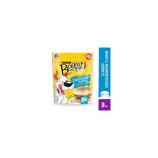 Purina Beggin™ Dog Treats, Classic Cheeseburger Flavor - 9 oz. Pouch — Dollar General penny item