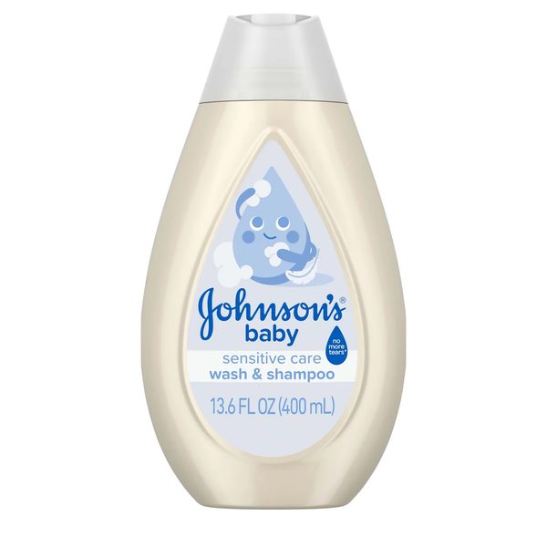 Johnson's Sensitive Care Baby Wash & Shampoo, Light Scent, 13.6 fl. oz — Dollar General (SKU 36212601)