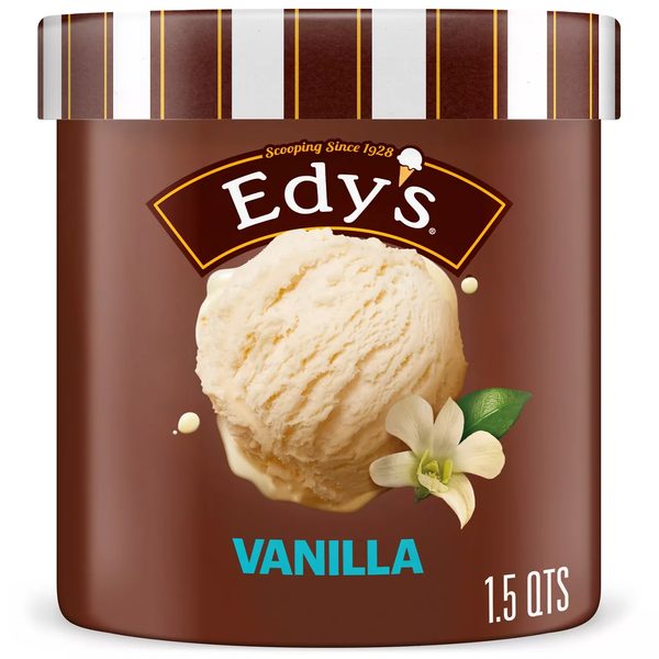 Edy's & Dreyer's Vanilla, 1.5 Qt — 70% off during the remodel at Dollar General #13201