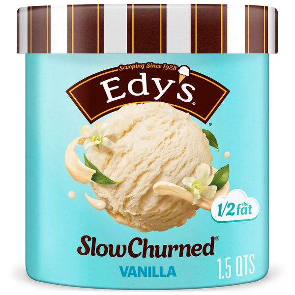 Edy's & Dreyer's Slow Churned Classic Vanilla Light Ice Cream, 1.5 Qt — 70% off during the remodel at Dollar General #13201