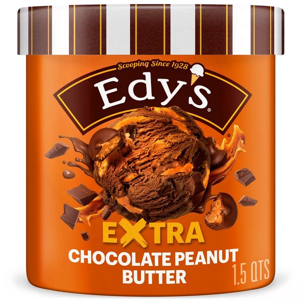 Edy's & Dreyer's Extra Chocolate Peanut Butter, 1.5 Qt — 70% off during the remodel at Dollar General #13201