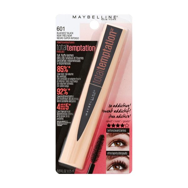 Maybelline Total Temptation Washable Mascara Makeup - Blackest Black — Dollar General penny item